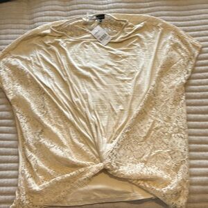 Buckle black blouse NWT size Large